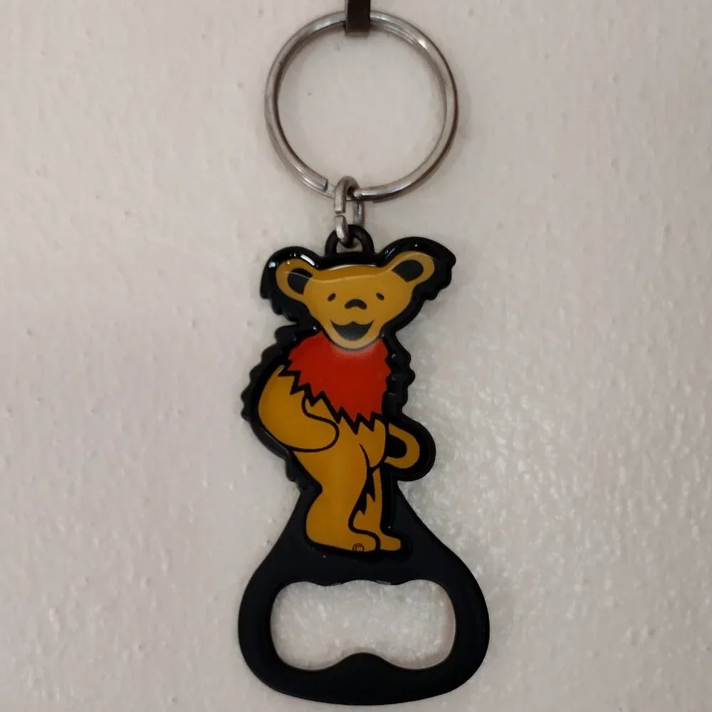Grateful Dead Dancing Bear Key Ring Bottle Opener
